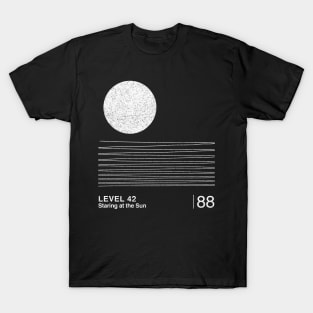 Level 42 / Minimalist Graphic Artwork Design T-Shirt